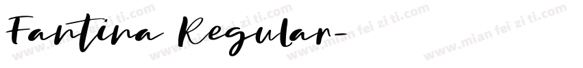 Fantina Regular字体转换
